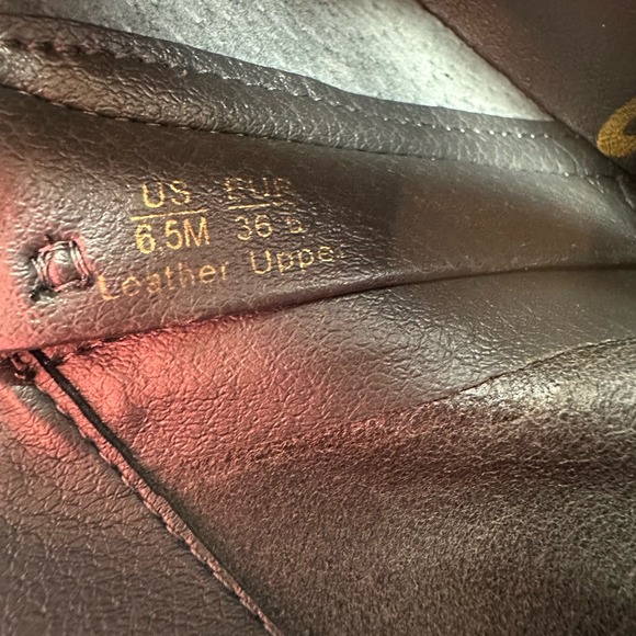 Sam Edelman size 6.5 booties dark gray leather upper side zip access both sides - Picture 10 of 11